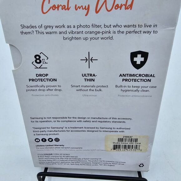 Tech21 Studio Colour for Samsung Galaxy A50 – Protective Phone Case - Picture 4 of 6